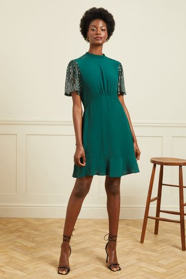 Colorful skater cheap dress