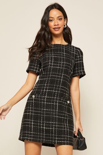 Monochrome shift sales dress