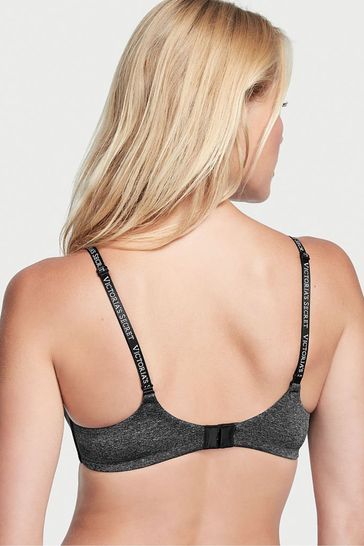 Buy Victoria's Secret Black Cotton Non Wired Lightly Lined Bra from Next  Luxembourg