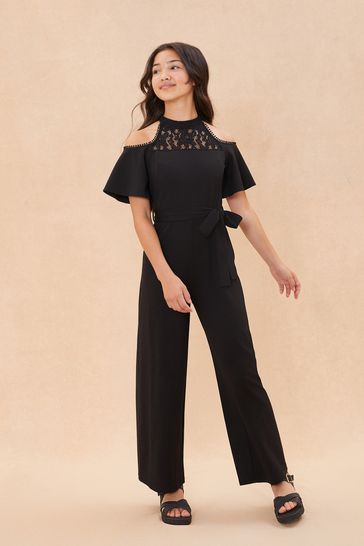 Lipsy cold shoulder jumpsuit top