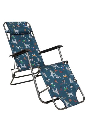 Buy Mountain Warehouse Blue Sunlounger Folding Chair Set from Next