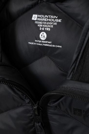 Buy Mountain Warehouse Black Techy Turbine Kids Padded Jacket from