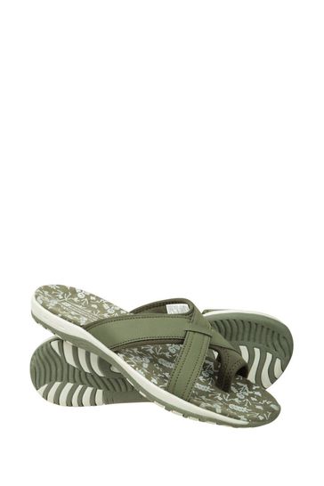 Mountain Warehouse Green Springtime Womens Comfort Sandals