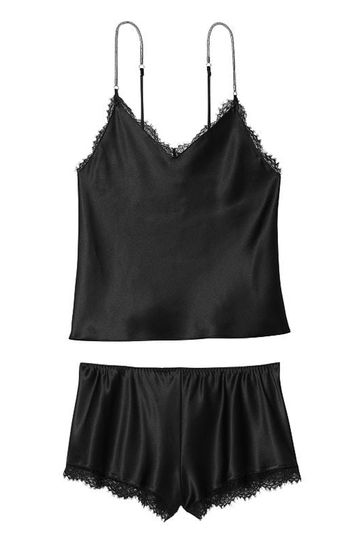 Black cheap cami set