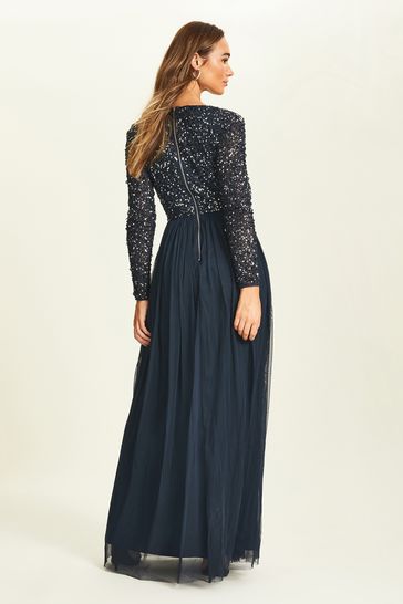 Maya long sleeve hotsell sequin dress