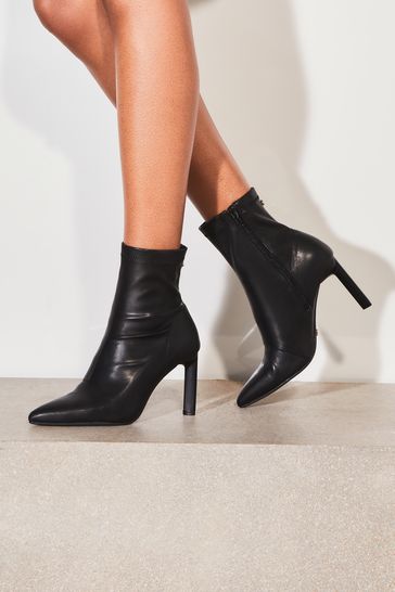 High heel sock boots online