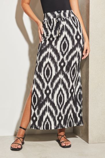Lipsy leopard print midi skirt clearance