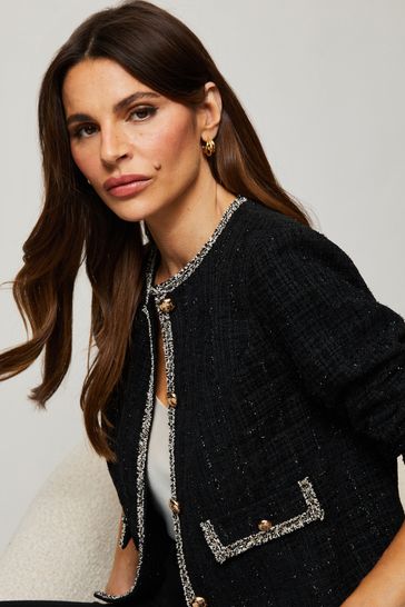 Lipsy boucle chain trim dress 2025
