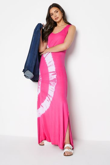 Long Tall Sally Pink Tie Dye Dress