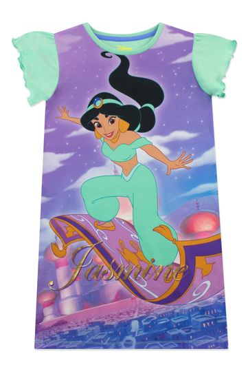 Disney Camicia da Notte delle Ragazze Aladdin Jasmine 