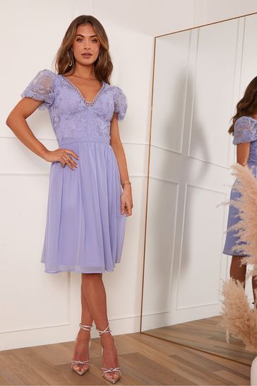 Chi chi purple shop dress