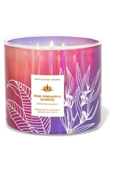 Bath & Body Works Pink Pineapple Sunrise 3-Wick Candle 411 g