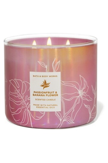 Bath & Body Works Passionfruit & Banana Flower 3-Wick Candle 411 g