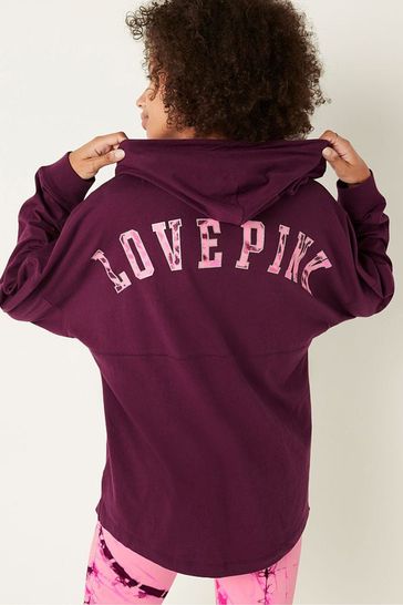 Victoria secret pink maroon new arrivals hoodie