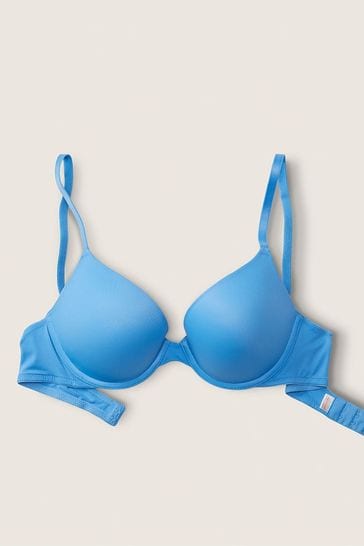 Buy Victoria's Secret PINK Azure Sky Blue Smooth Push Up Bra from Next  Luxembourg