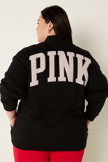 Victoria secret pink black jacket outlet