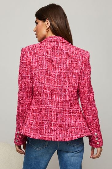 Lipsy hotsell tartan blazer