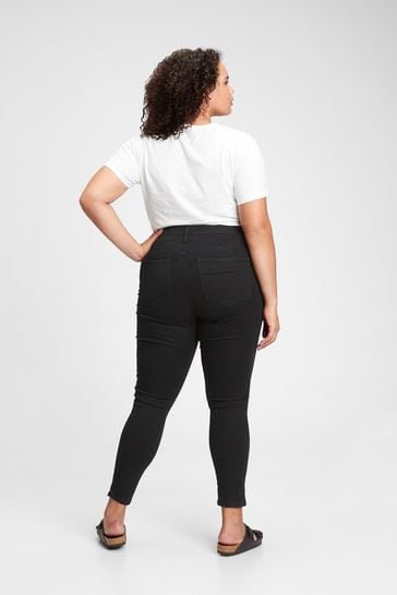 Buy Gap Black High Waisted Universal Jeggings from Next Austria