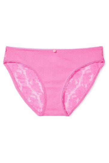 Buy Victoria's Secret Pink Cotton Bikini Panty from Next Luxembourg