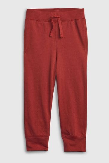 Gap Red Organic Cotton Mix and Match Pull-On Joggers