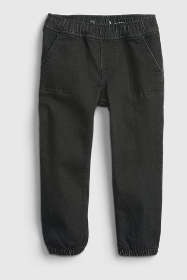 Black gap joggers sales