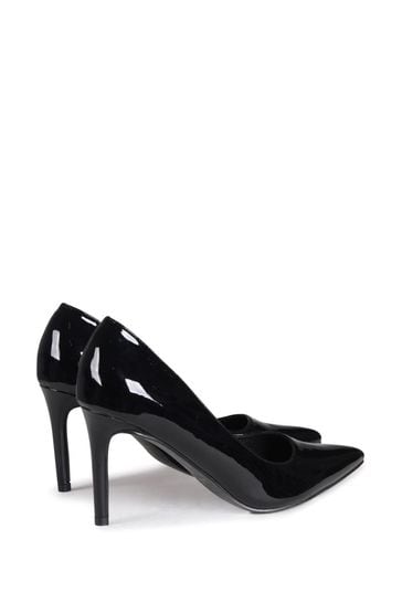 Black patent deals leather stiletto heels
