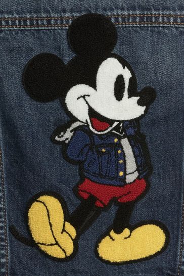 Gap Medium Disney Mickey Mouse Icon Denim Jacket