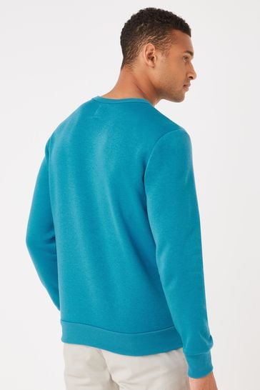 Buy Gap Blue Logo Pullover Sweatshirt from Next Luxembourg