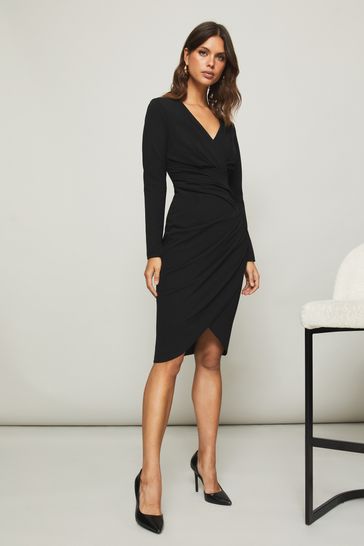 Dress with low best sale neckline