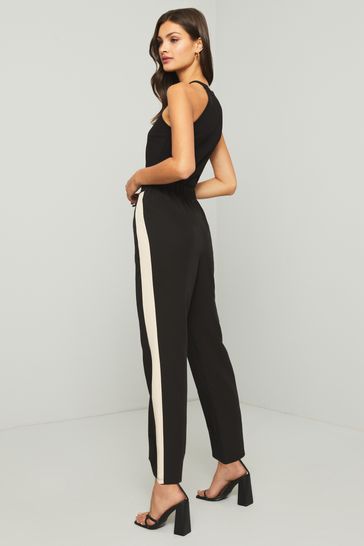 Buy Lipsy Black Side Stripe Woven Joggers from Next Luxembourg