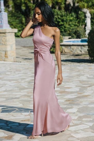 Dusty rose maxi dress uk cheap