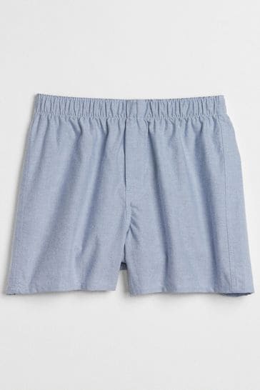 Buy Gap Light Blue 4.5 Oxford Boxers from Next Luxembourg