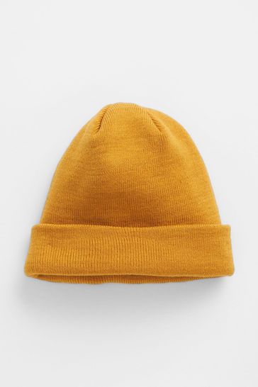 Gap Yellow Recycled Beanie Hat