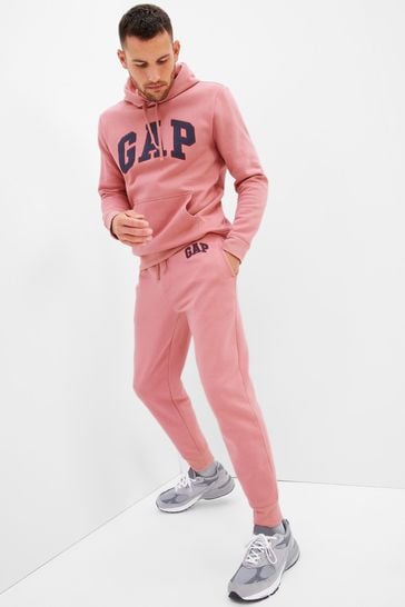 Gap Pink Logo Fleece Joggers