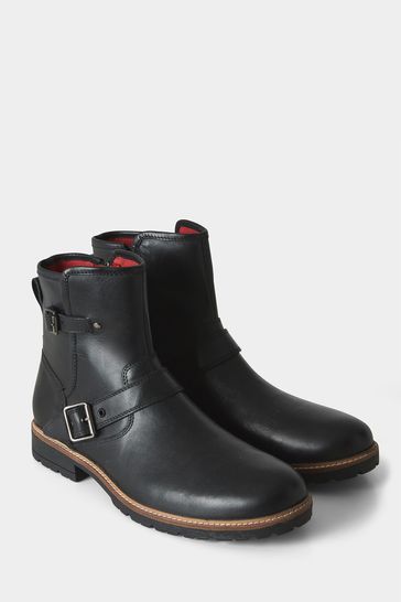 Buy Joe Browns Black Leather Chelsea Style Biker Boots from Next