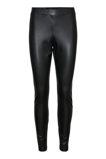 Buy VERO MODA Black Faux Leather PU Leggings from Next USA