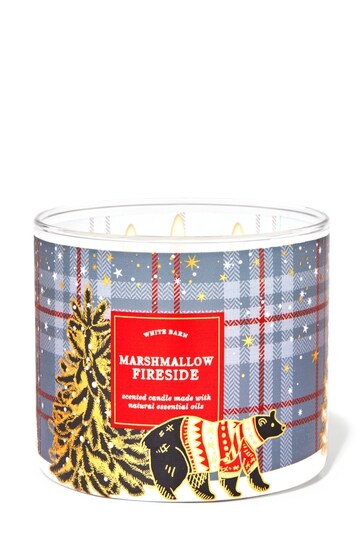 Buy Bath & Body Works Marshmallow Fireside 3Wick Candle 14.5 oz / 411 g from the Next UK online shop