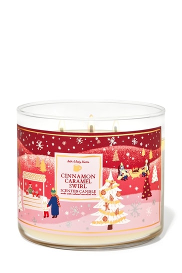 Buy Bath & Body Works Cinnamon Caramel Swirl 3Wick Candle 14.5 oz / 411 g from the Next UK online shop