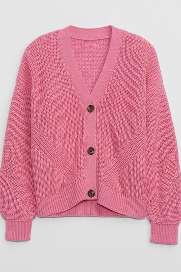 Gap pink cardigan outlet