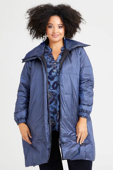 Buy Taking Shape Black Curve Baltic Reversible Puffer Coat from