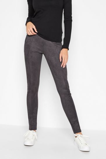 Long Tall Sally Grey Suedette Legging