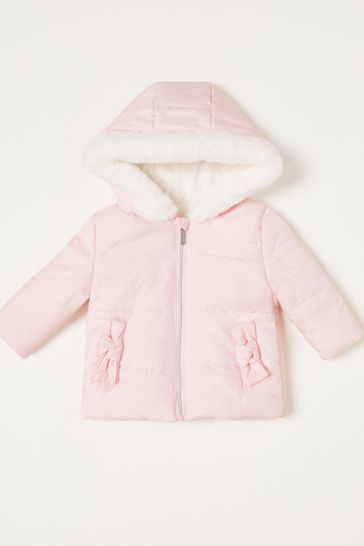 Lipsy Light Pink Padded Coat (0mths - 6yrs)