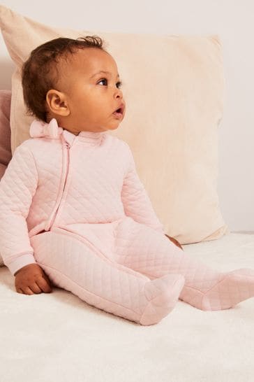 Quilted sleepsuit clearance
