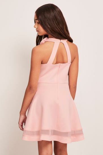 Lipsy girl off clearance the shoulder scuba dress