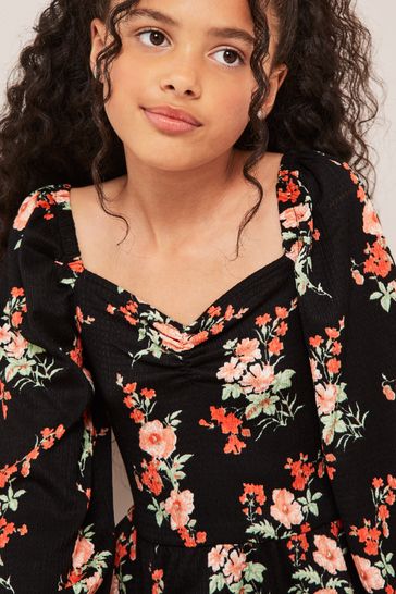 Buy Lipsy Crinkle Jersey Square Neck Dress from the Laura Ashley
