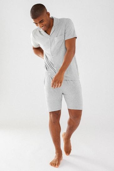 Mens t shirt and shorts pyjama set online