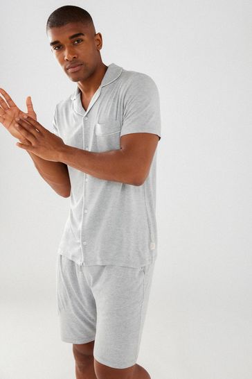 Button up short pyjamas outlet