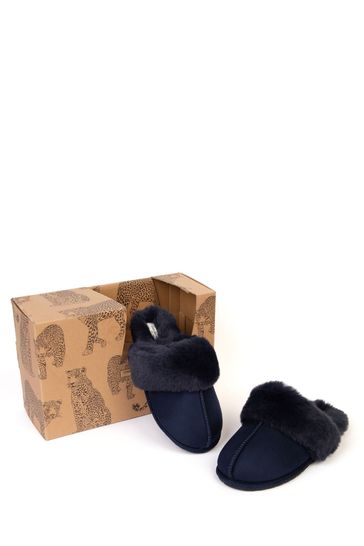 Next store navy slippers