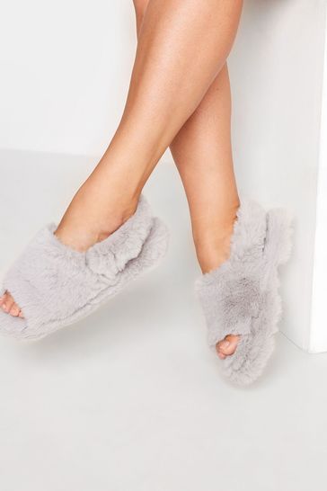 Very fluffy clearance slippers