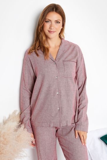 Long Tall Sally Pink Brushed Mini Dogtooth Pyjama Set